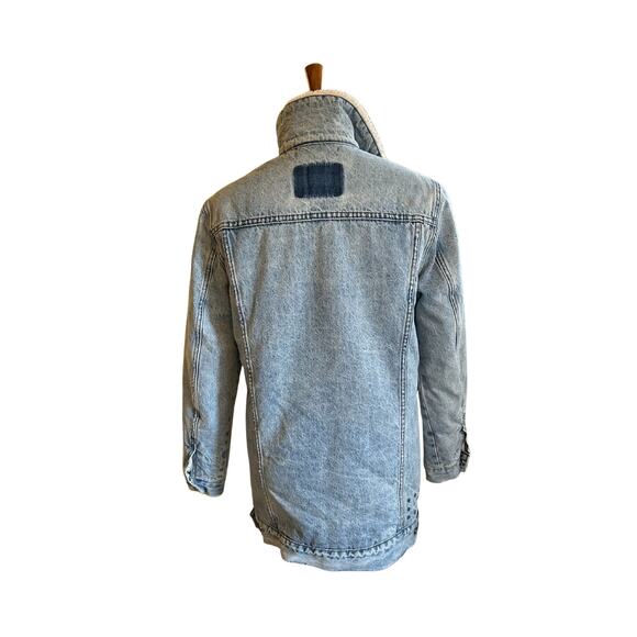 Ksubi x Barneys New York Denim Sherpa Lined Jacket – Women’s XS - Picture 4 of 7